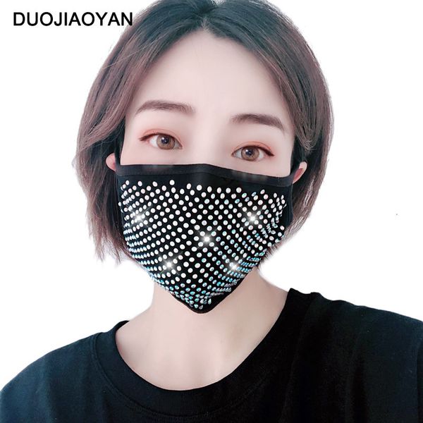 

rhinestone dustproof color flash cotton with diamond women's fashion decorative mask