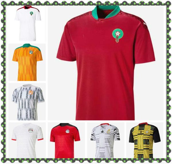 

2020 2021 ivory coast national football team soccer jerseys 20 21 ivory coast drogba yaya touré kolo toure home away football shirt, Black;yellow