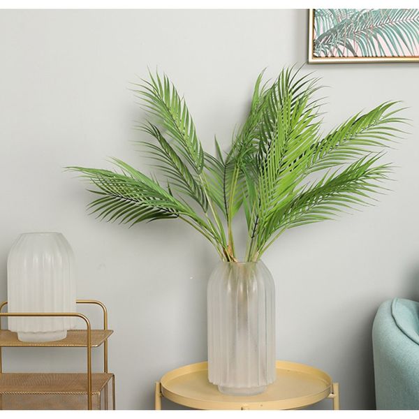 

palm tree искусственные листья ветви яркие дикие искусственные листвы поддельных растений для домашней свадьбы гостиная diy украшения джунгл