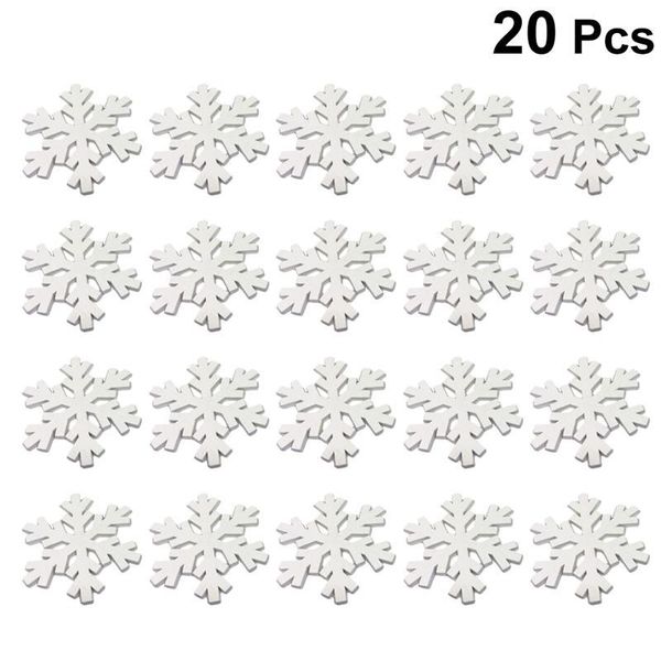 

20 шт. деревянные снежинки висит подвесные ремесла для рождественской вечеринки украшения с пависами xmas party поставляет свадьба новый год