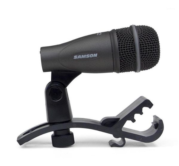 Mikrofonlar SAMSON 7-Piece DRUM MIC Kiti Enstrüman Kayıt Kondenser Profesyonel Davulcular için Tam Aralıklı Mikrofon Paketi DK707 SET1