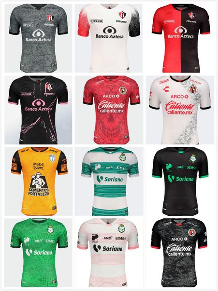 

new arrived 2020 2021 soccer jerseys 20 21 home away third liga mx club jersey castillo camiseta football shirts, Black;yellow