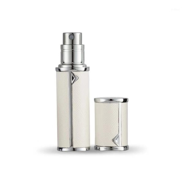

5ml portable mini aluminum refillable perfume bottle with spray empty cosmetic containers with atomizer for traveler verstuiver1