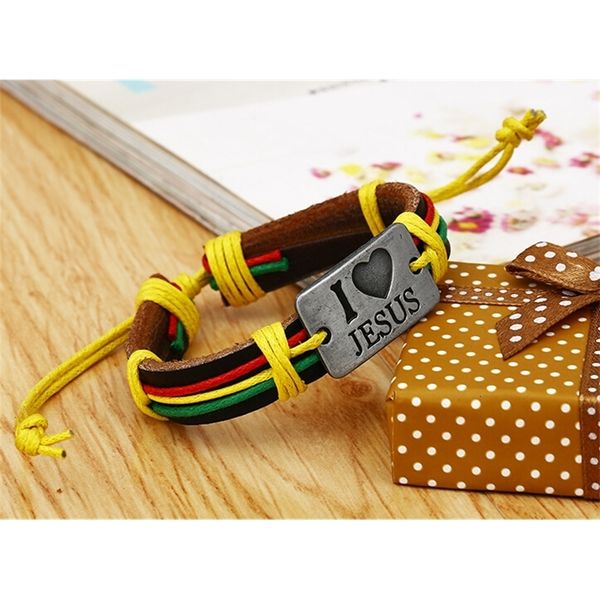 

alloy leaf wholesale ornaments lucky spot leather bracelets