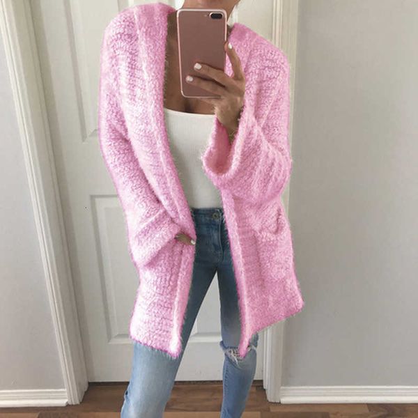 

autumn winter cardigans fashion women's hooded sweater coat corn veet long sleeve casual outwear female warm, White;black