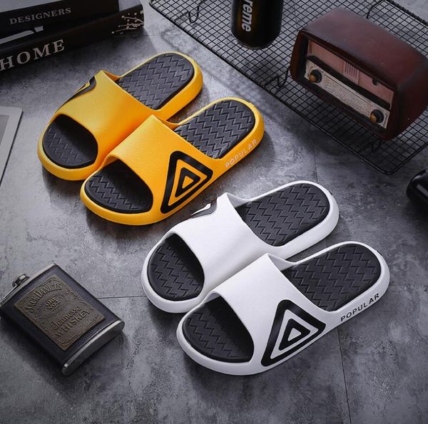 

sandals men women soft slippers slides black white yellow flip flops mens womens beach l sandal size 36-45 05