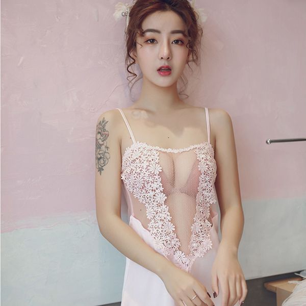 

woman lingeries lace summer woman bodysuit lingeries womens lingeries mujer ropa interior pajamas sleepwear summer pajamas, Black;white