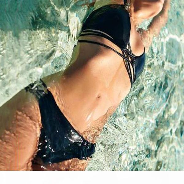 

bikini new arrival swimwear women bikini set cross bandage beach bathing suit low waist swimsuit push up brazilian suit, White;black