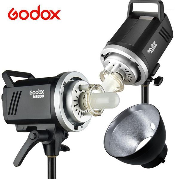 

flash heads godox ms200 200w or ms300 300w studio built-in 2.4g wireless x system lightweight compact and durable bowens mount f1