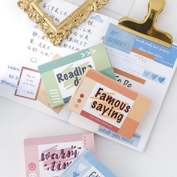

60pcs lot english stickers gift sealing custom stickers decorative collage scrapbooking planner sticker journal aesthetic wmtyqp comb2010