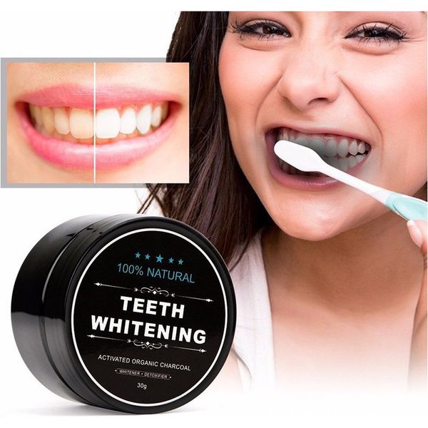 

activated carbon teeth whitening organic natural bamboo charcoal toothpaste powder tartar stain removal wash your teeth white bbyxcm