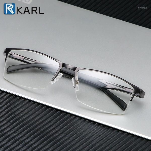

fashion sunglasses frames men myopia anti blue light blocking eyeglasses frame prescription aluminum optical computer glasses1, Black