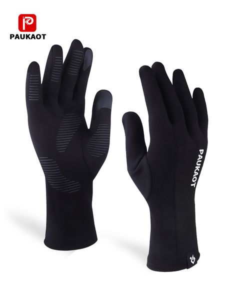

autumn winter outdoor sports running men's and women's thin mountaineering warm touch screen windproof full finger gloves