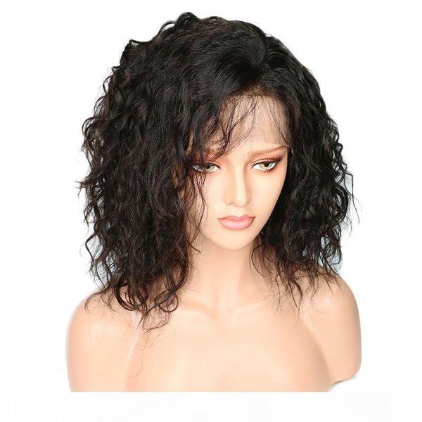 

black short afro kinky curly natural hair heat resistant perruque afro wigs synthetic lace front kinky curly wig for black women fzp21
