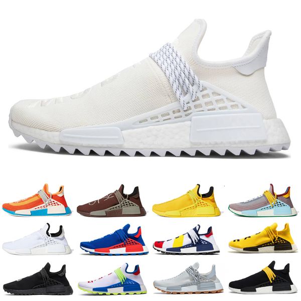

fashion men human race pharrell williams outdoor shoes women chocolate core back legacy purple equality black yellow mens sneakers 36-45