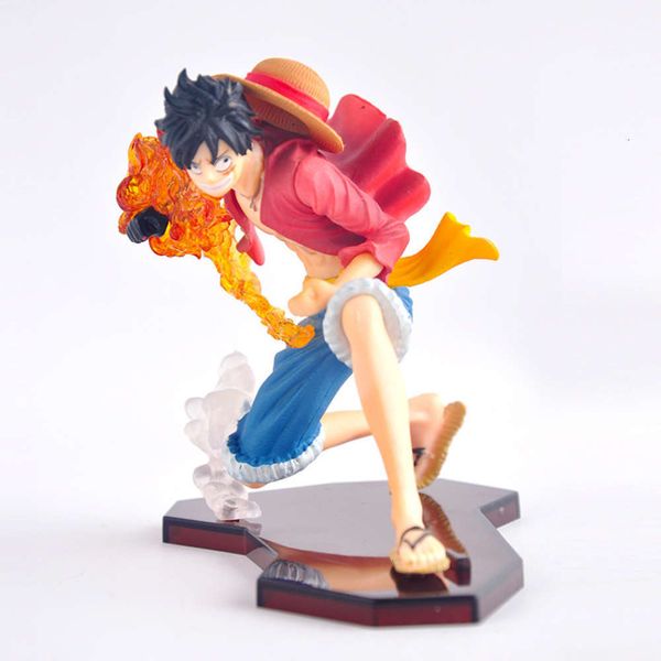 

pirate luffy, hands-on mifen craft ace 2-generation and saab three brothers fighting version hand-made toy ornaments rh9j
