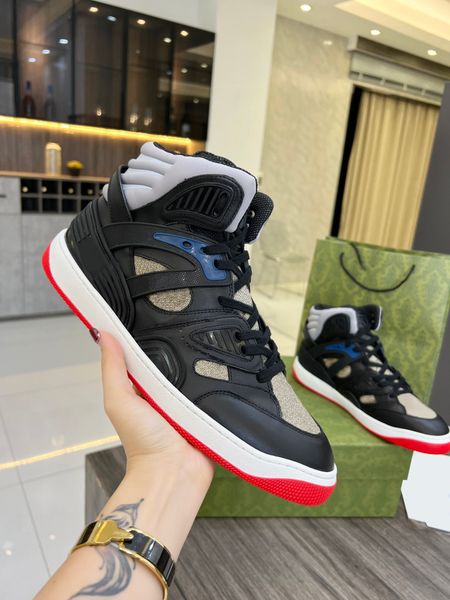 

luxury shoes casual hight-sports fashion 2022 new style soft and comfortable wild fashion designer men sneaker size 35-46, Black