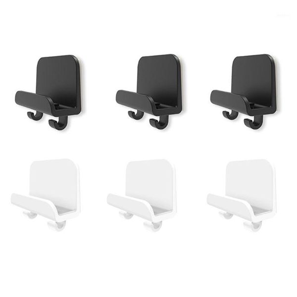 

3x adhesive phone tablet holder wall mount stand hook cradle for ipad cellphone1