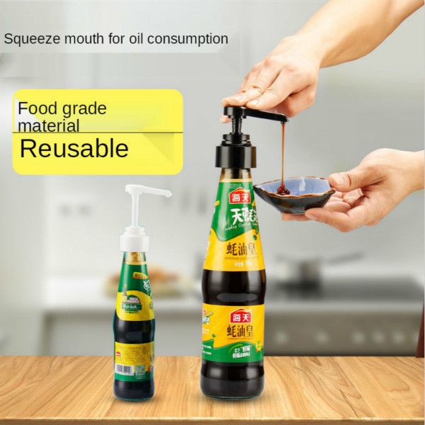 

buy one get one oyster sauce press mouth