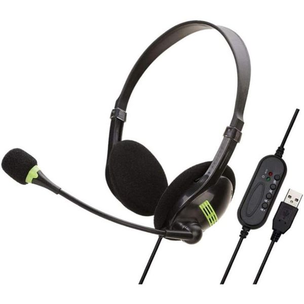 

computer usb interface headset durable and practical and convenient with microphone usb interface headset