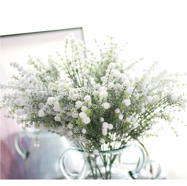 

5 bunch artificial gypsophila baby breath fake silk babysbreath flowers plant home wedding party d jlloeu lucky2005