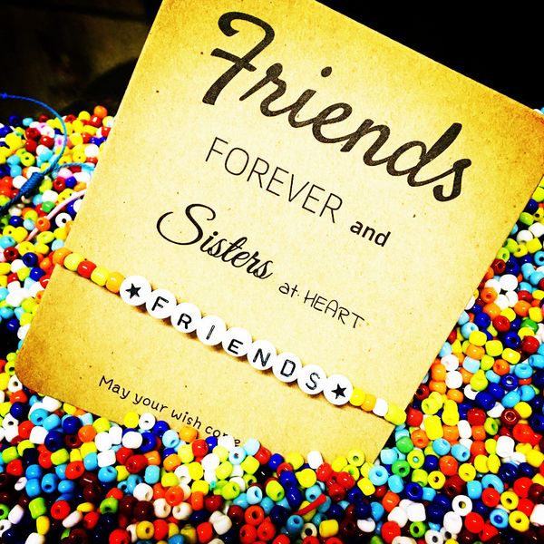 

ocinfor sisters letters bracelets friendship sister friends handmade gifts souvenir for bff birthday girls vsco beaded j