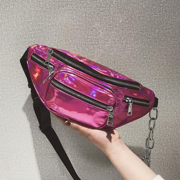 

дизайн талии дамы новая сумка уличная одежда хип-хоп фанни пакет для женщин повседневная молния медь