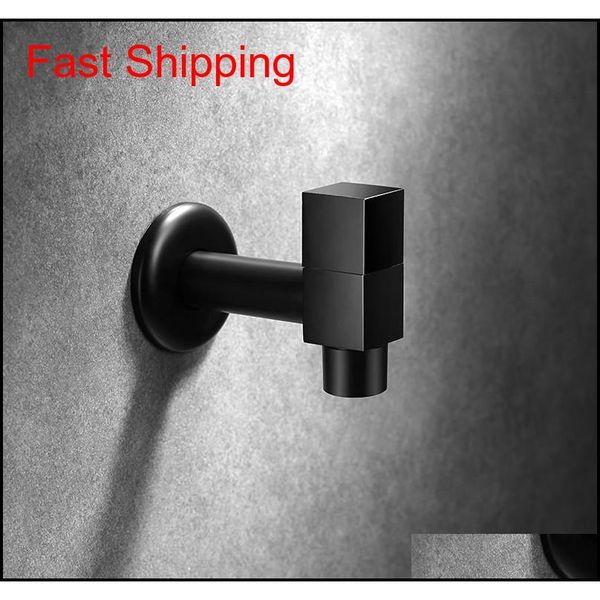 

black washing machine faucet wall mounted bibcock,304 stainless steel outdoor garden faucet washing m qylpgg packing2010