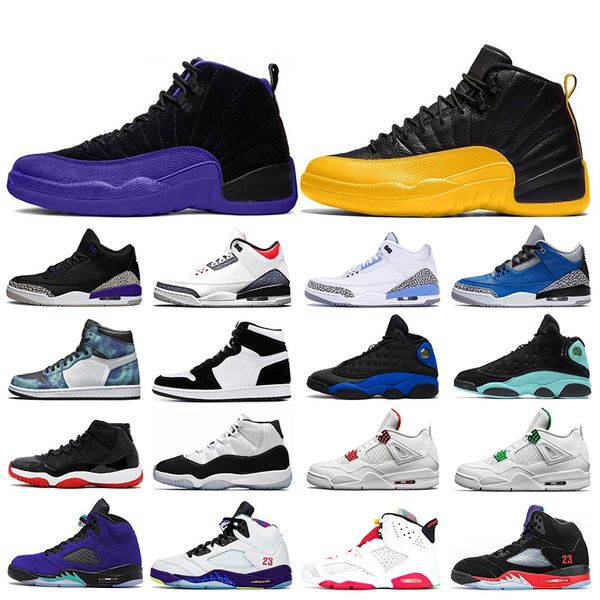 

mens basketball shoes 12 12s dark concord university gold 4s pine green 13s hyper royal men sport sneakers