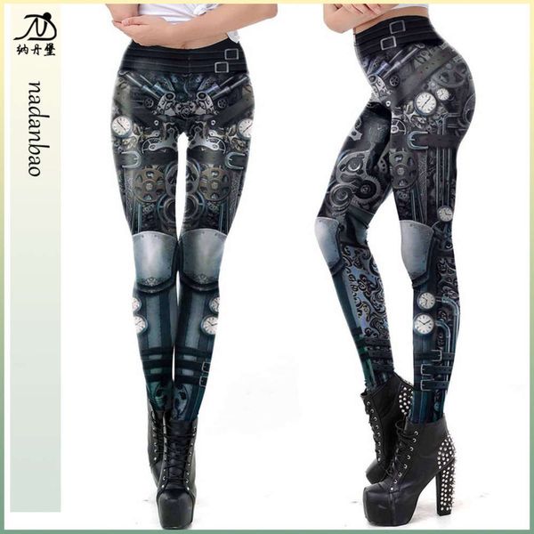 

popular 3d digital printing slim legged yoga pants leggings, Black;white
