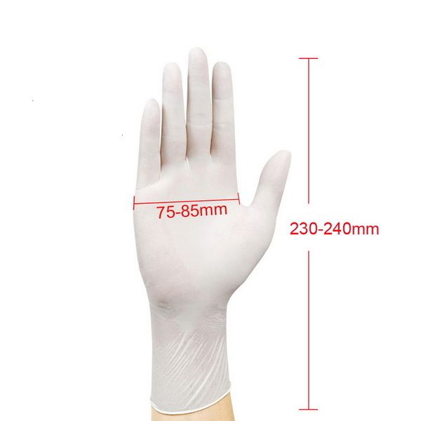 

100pcs safe, disposable nitrile allergy gloves, non-toxic, for food beauty household industrial