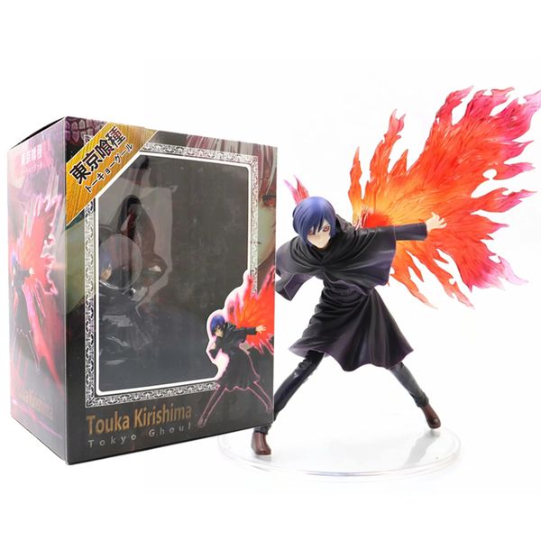 

26cm anime tokyo ghoul artfx j touka kirishima fire wings ver. 1/8 scale pvc action figure model collection toys dropshipping