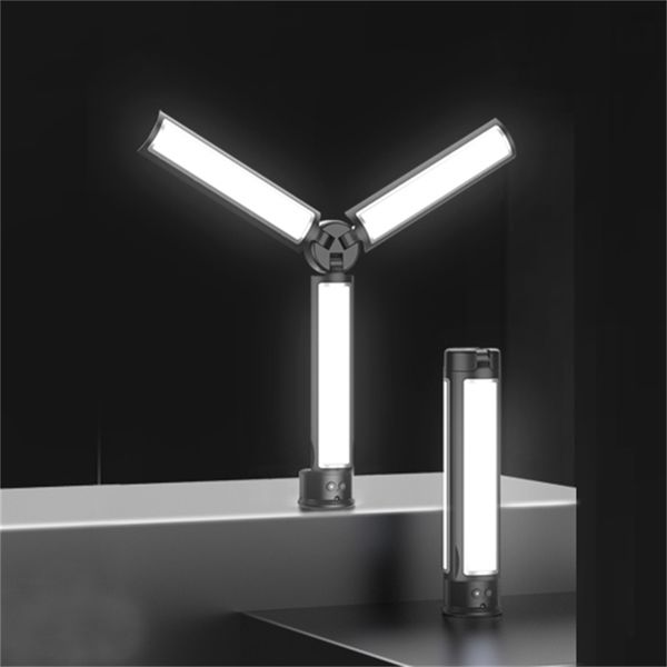 

4fds2aw8w infrared remote control 3 color led fill with cell phone holder for live folding light