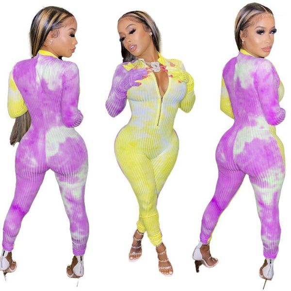 

women jumpsuit halloween gloves autumn/winter thickening long-sleeved pants two-color printing ribbed pit striped bodysuits1, Black;white
