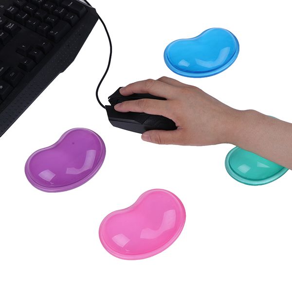 

computer gel mouse hand rests support cushion silicone wrist pad