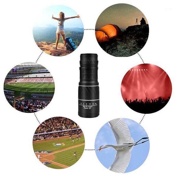 

monocular telescope 16x52 hd waterproof anti-dust shockproof telescopes for outdoor gk991