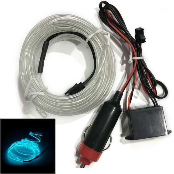 

5m car interior lighting auto led strip el wire rope atmosphere decorative lamp b36b1