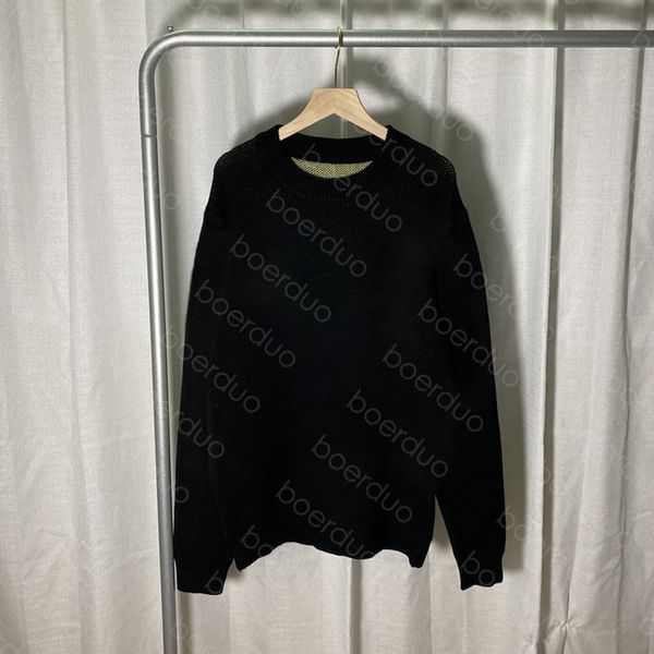 

men designer sweaters long sleeve fashion brand autumn spring luxury clothing letter embroidery pullover sweater coat jumper dr6u, White;black