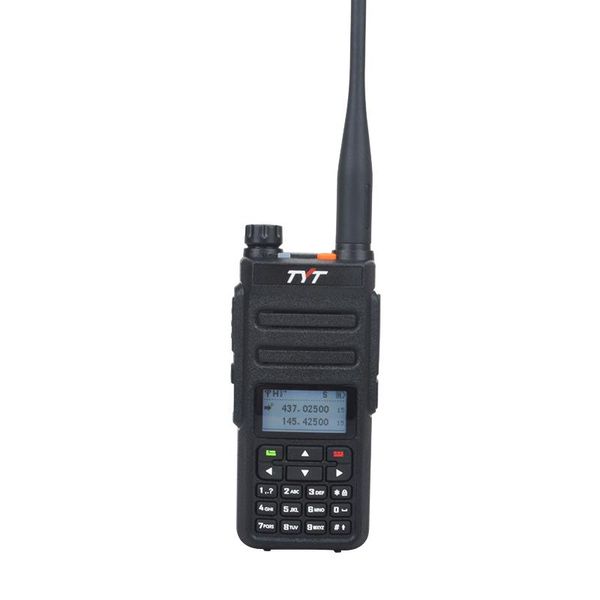 

tyt md-760 dmr walkie talkie uhf vhf dual band 136-174 400-470mhz 5w 1024ch dual time slot digital dmr handheld talkie walkie