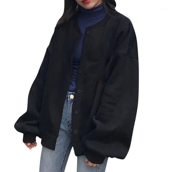 

fashion women cardigan knitting long sleeve blouse loose coat casual loose jacket cape double pockets 2020 autumn #71, Black;brown