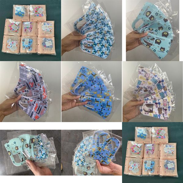 

ice mask designer fashion face masks kids silk thin sun protection section dust-proof smog animal cartoonprotectionvr1p