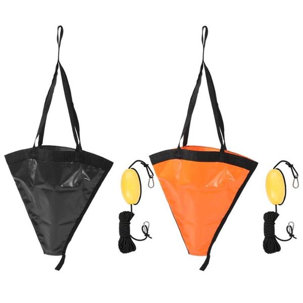 

boat anchor float set kayak anchor drogue 24 inches drift tow rope throw line to fishing line canoe yacht kayaking
