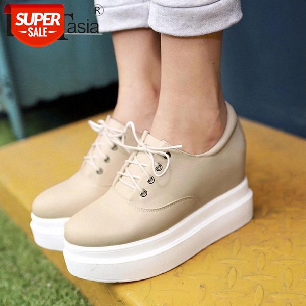 

doratasia big size 32-42 ladies increasing flat platform flats spring casual flats women fashion shoelace platform shoes woman #zk1k