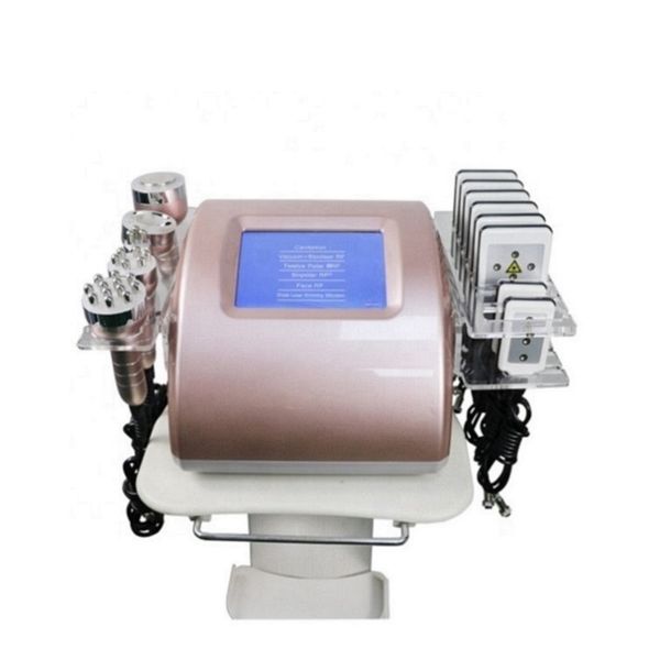 

6 in 1 ultrasonic cavitation vacuum radio frequency lipo laser slimming machine for spa