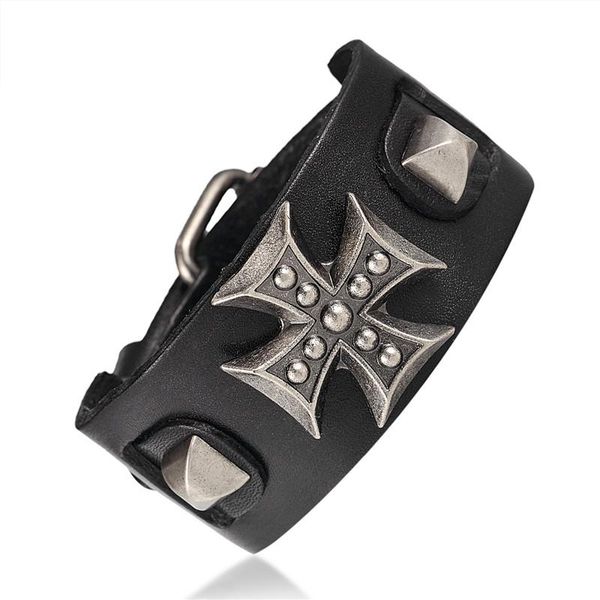 

2017 оптовые кожаные браслеты мужской крест ретро браслет homme натуральная кожа браслет мужчины женщина браслеты браслеты bangles pulseira