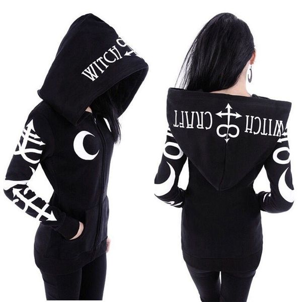 

punk hat moon petter parted свитер с длинным рукавом 2021 мода черная пятница ywfs, Black