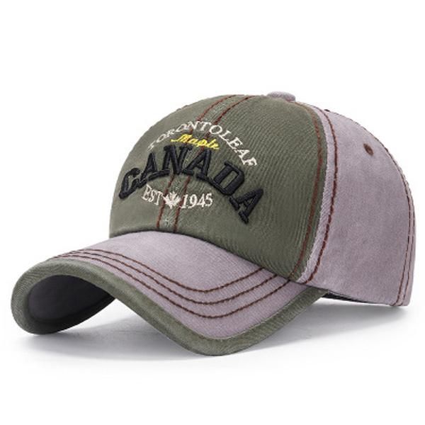 

brand vintage canada flag baseball cap hats for men women snapback caps embroidery casquette bone gorras baseball hat dad cap bbyomr, Black;white