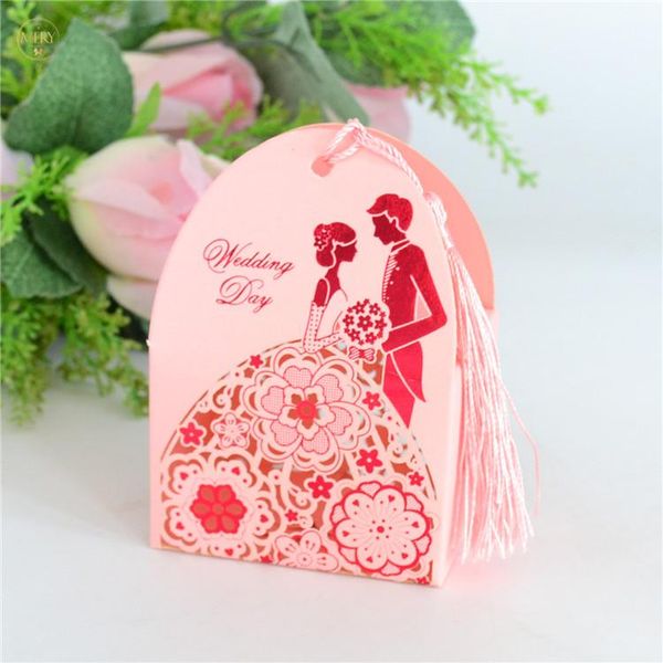 

gift wrap bride and groom laser cut embossed luxury wedding cake boxes ment