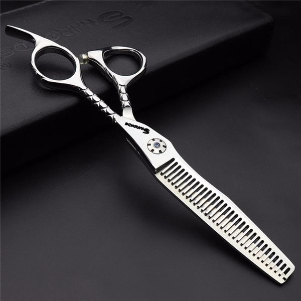 

6-дюймовый серебряный режущий волос для режущих ножницы япония 440c стальная парикмахерская сдвиг парикмахера салон инструменты sqcaks