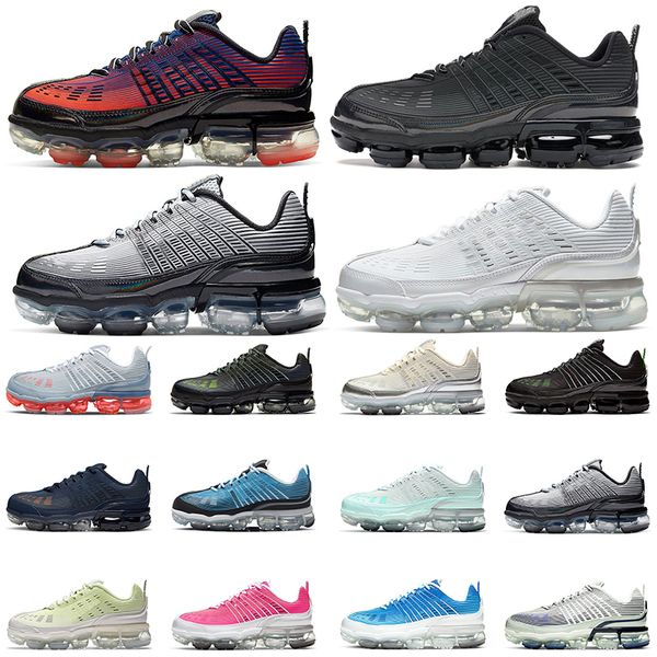 

newets arrival 360 mens womens running shoes triple black white vamaxpor laser blue luxury university red designer trainers sports sneakers